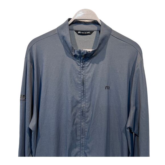 Travis Mathew Men's Size XXL Surfside Full Zip Performance Golf Jacket Gray - Picture 4 of 16